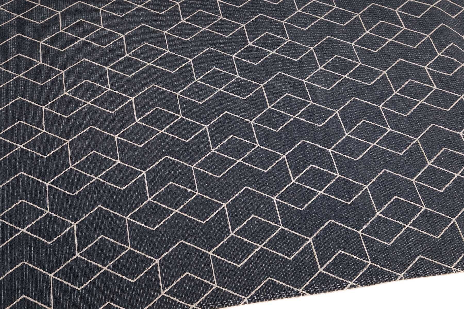 Moderner Teppich CUBE ANTHRACITE - Waschbarer Teppich – Bild 4